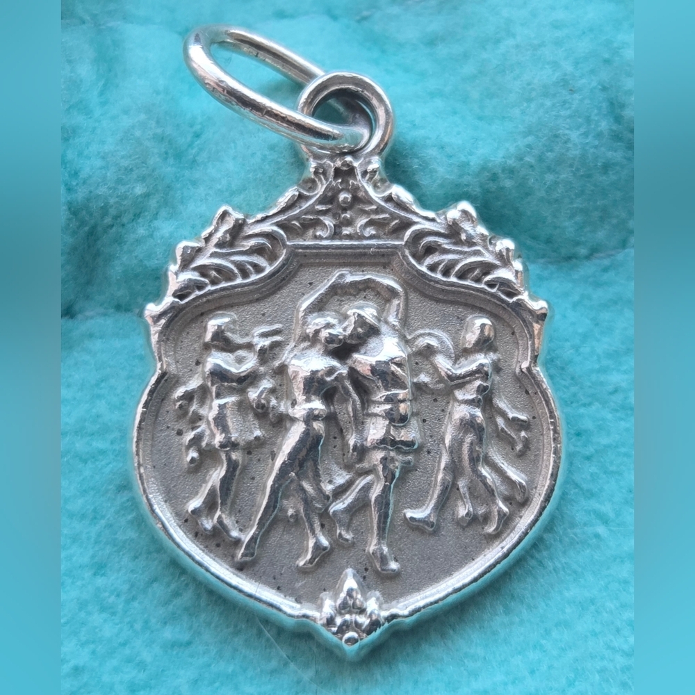 Tiffany & Co. Sterling Silver Love Olympian Charm